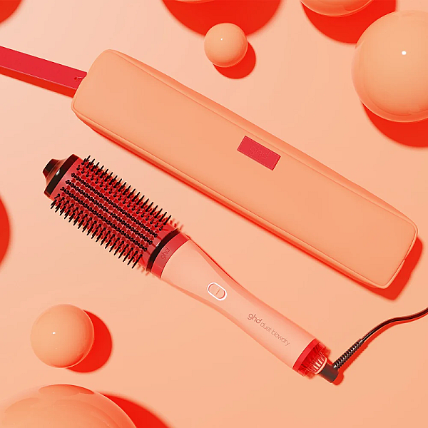 Perie de par electrica profesionala 2 in 1 Duet Blowdry Sun-Kissed Peach Limited Edition