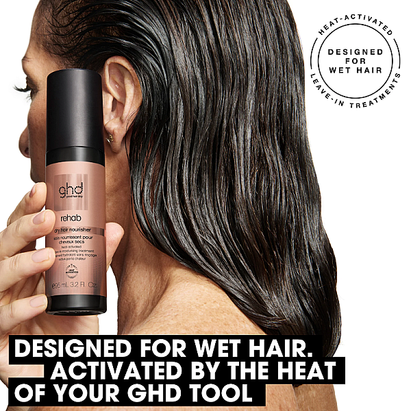 Ser tratament leave-in profesional cu efect anti-frizz pentru par uscat Rehab Dry Hair Nourisher