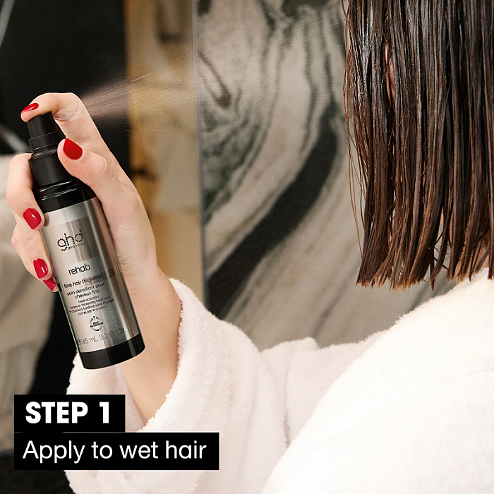 Spray tratament leave-in profesional de ingrosare pentru par fin Rehab Fine Hair Thickener