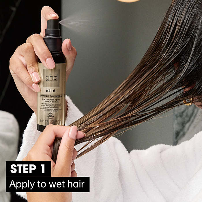 Spray tratament leave-in profesional de reparare si protectie impotriva ruperii pentru par deteriorat Rehab Damaged Hair Repairer