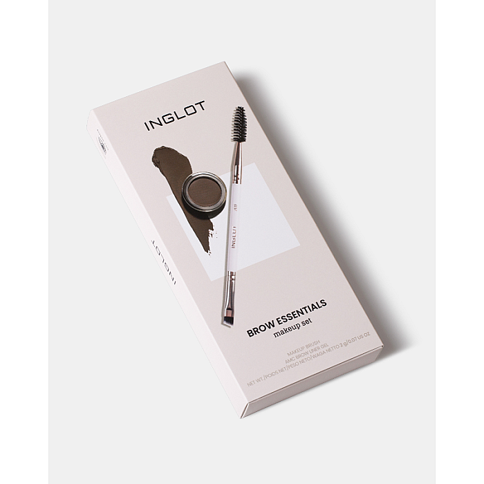 Set Brow Essentials - Gel sprancene AMC, Pensula Playinn 200