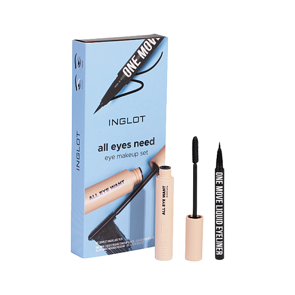 Set All Eyes Need - Mascara All Eye Want, Eyeliner lichid One Move