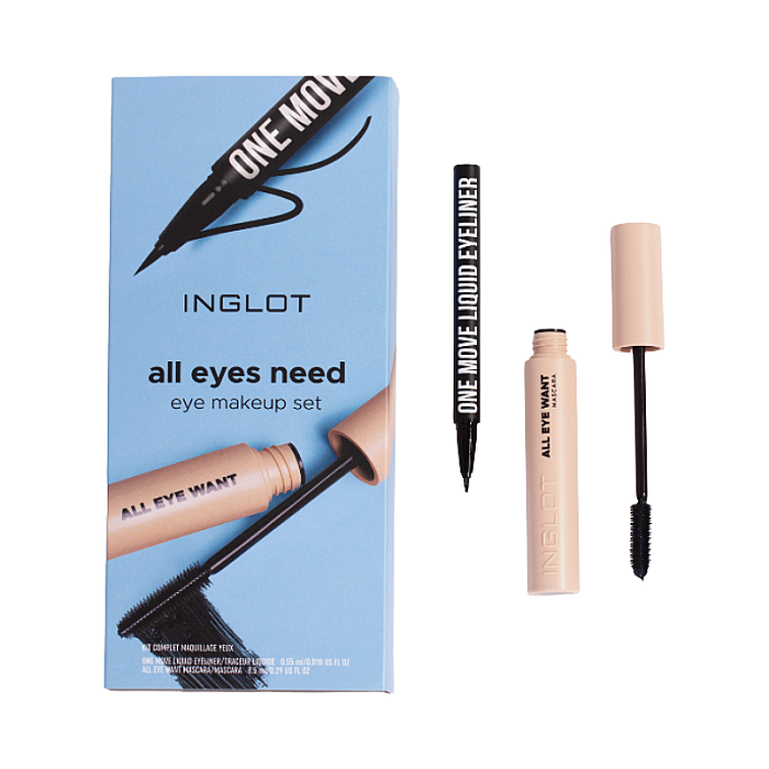 Set All Eyes Need - Mascara All Eye Want, Eyeliner lichid One Move