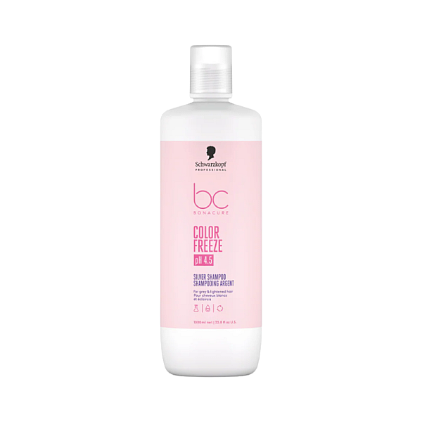 Sampon pentru par blond silver bonacure clean performance color freeze