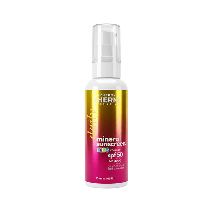 Crema cu protectie solara minerala SPF 50 rezistenta la apa Mineral Sunscreen