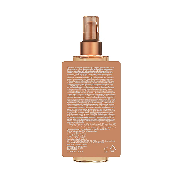 Lapte de par leave-in cu protectie termica pentru netezire Ultimate Smooth Silky Milk