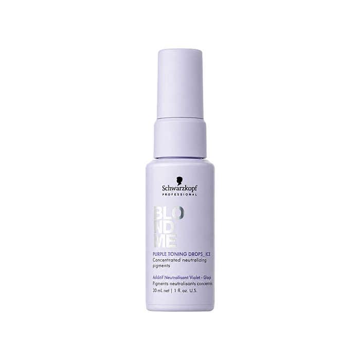Picaturi neutralizante pentru par blond BLONDME Toning Drops Purple