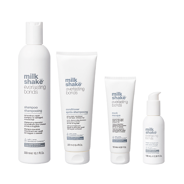 Pachet reparare pentru par deteriorat Everlasting Bonds - Sampon 300ml, Balsam 250ml, Masca 120ml, Leave-in 100ml