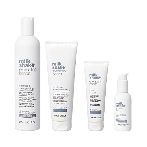 Pachet reparare pentru par deteriorat Everlasting Bonds - Sampon 300ml, Balsam 250ml, Masca 120ml, Leave-in 100ml