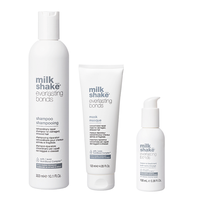 Pachet reparare pentru par deteriorat Everlasting Bonds - Sampon 300ml, Masca 120ml, Leave-in 100ml