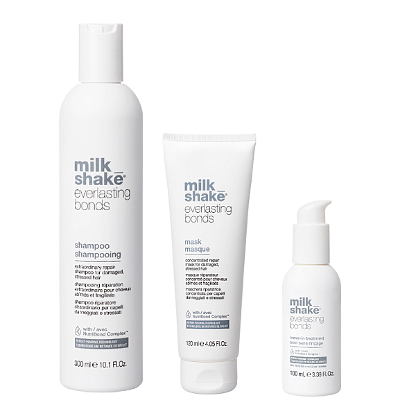 Pachet reparare pentru par deteriorat Everlasting Bonds - Sampon 300ml, Masca 120ml, Leave-in 100ml