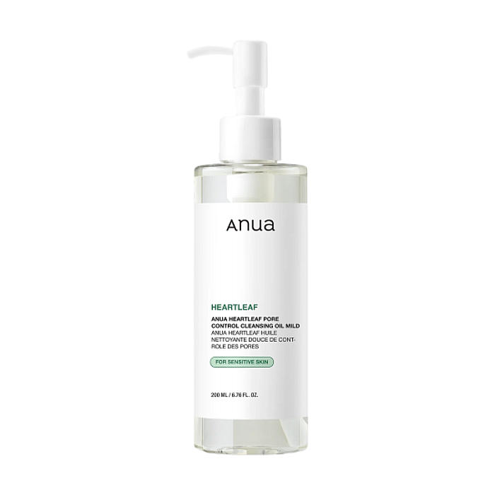Ulei de curatare si demachiere pentru ten sensibil Heartleaf Pore Control Cleansing Oil Mild
