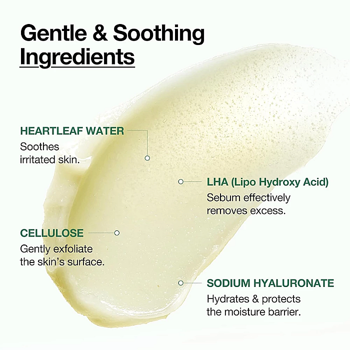 Gel exfoliant pentru hidratare intensa Heartleaf LHA