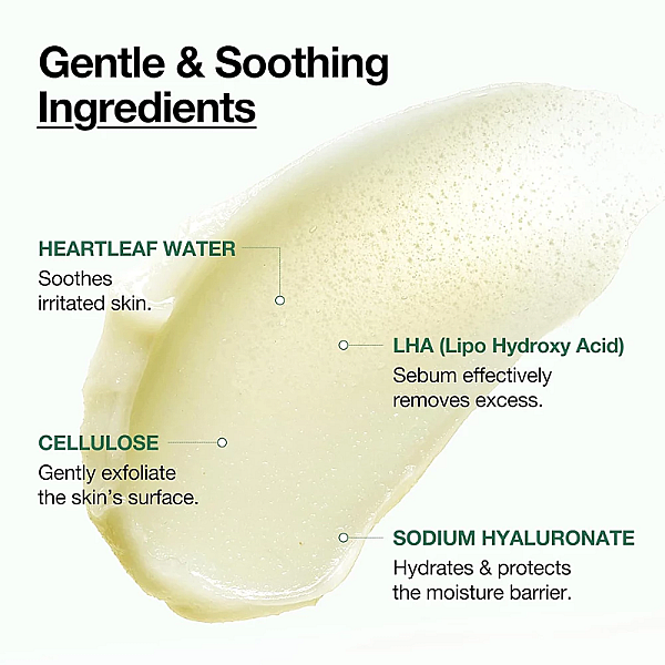 Gel exfoliant pentru hidratare intensa Heartleaf LHA