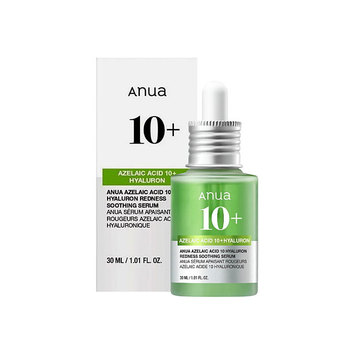 Ser calmant anti-roseata pentru piele sensibila Azelaic Acid 10 Hyaluron Redness Soothing