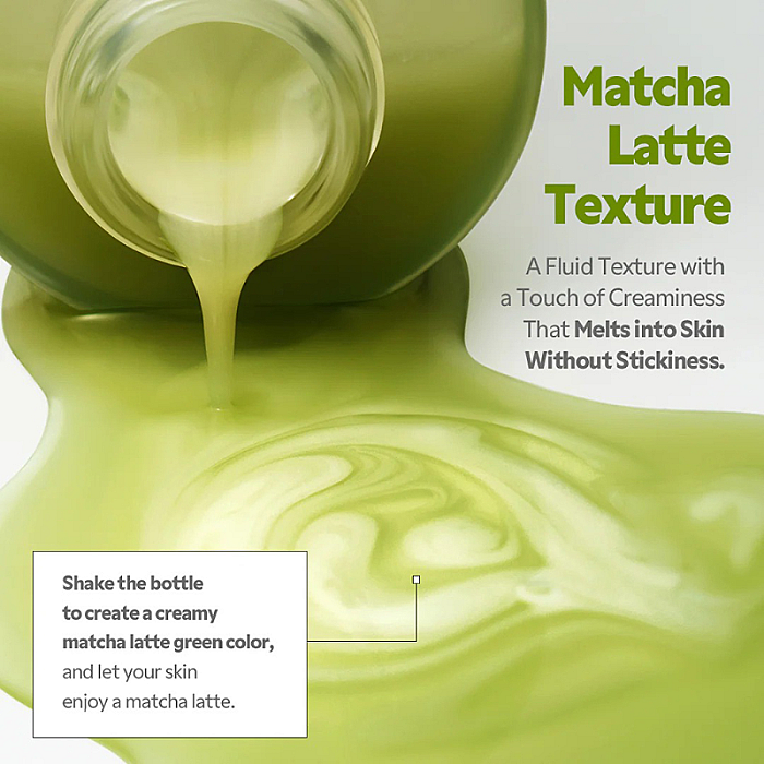 Ser calmant anti-roseata cu niacinamide si extract de ceai verde Matcha Dual Serum