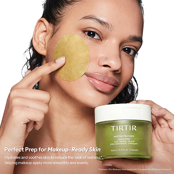 Dischete tonice calmante anti-roseata Matcha Tea Pads