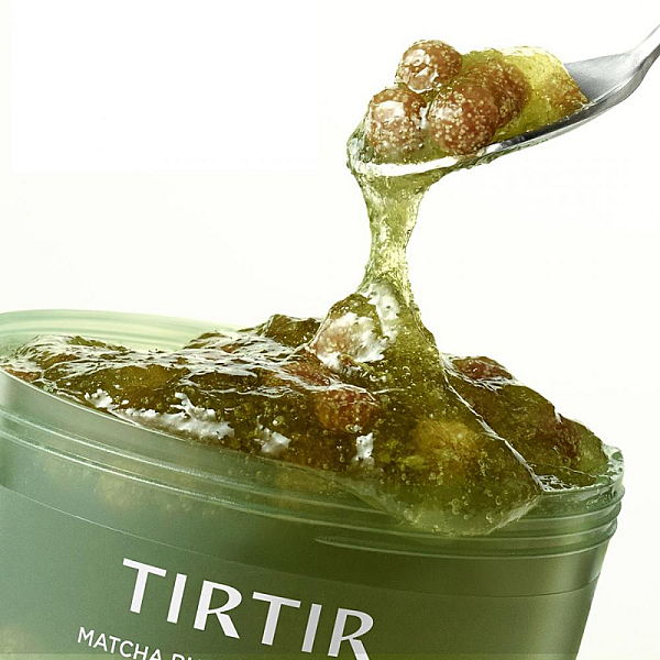 Exfoliant facial cu gel de konjac si acid salicilic Matcha Bubble Tea Scrub