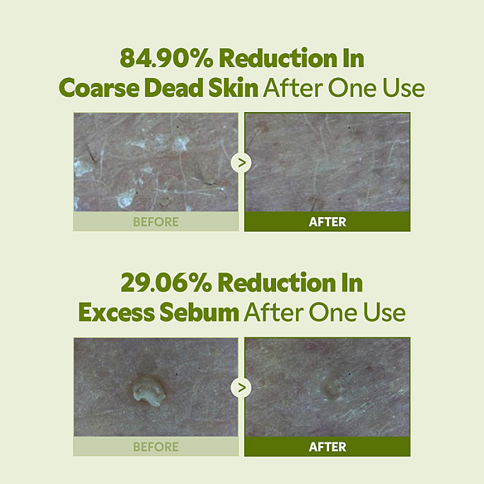 Exfoliant facial cu gel de konjac si acid salicilic Matcha Bubble Tea Scrub