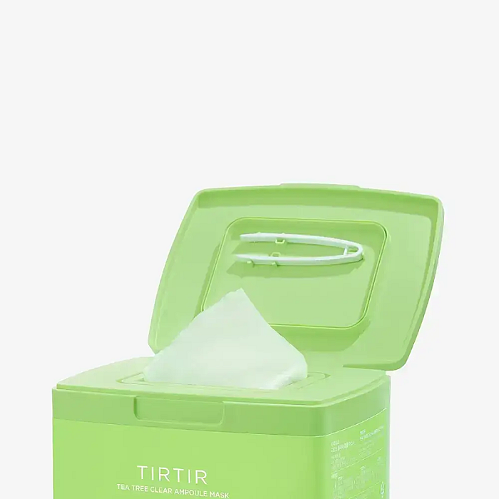 Set 30 de masti calmante cu extract de ceai verde pentru ten gras sau iritat Tea Tree Clear Ampoule Mask