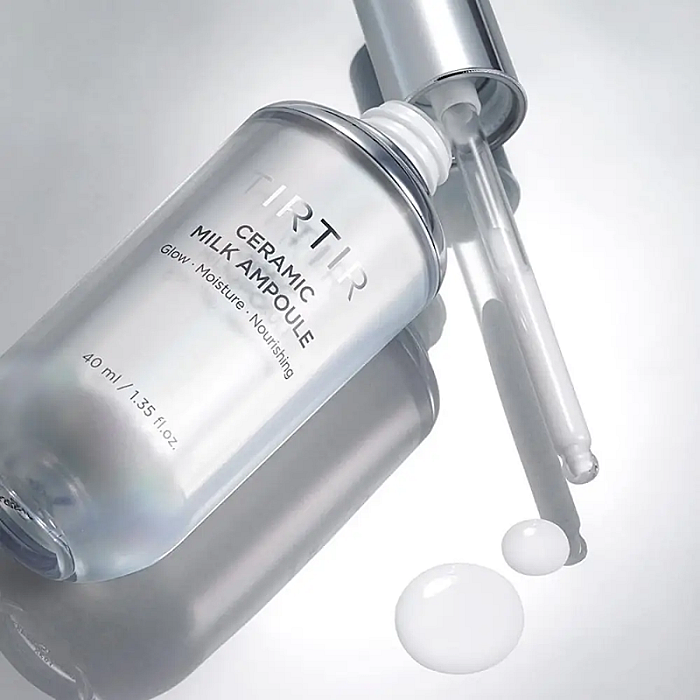 Ser vegan pentru iluminare si hidratare Ceramic Milk Ampoule