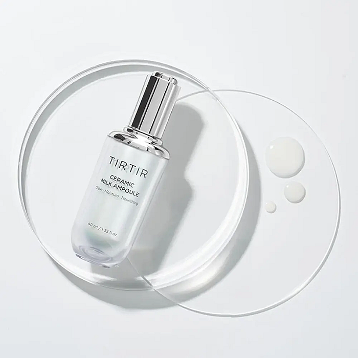 Ser vegan pentru iluminare si hidratare Ceramic Milk Ampoule