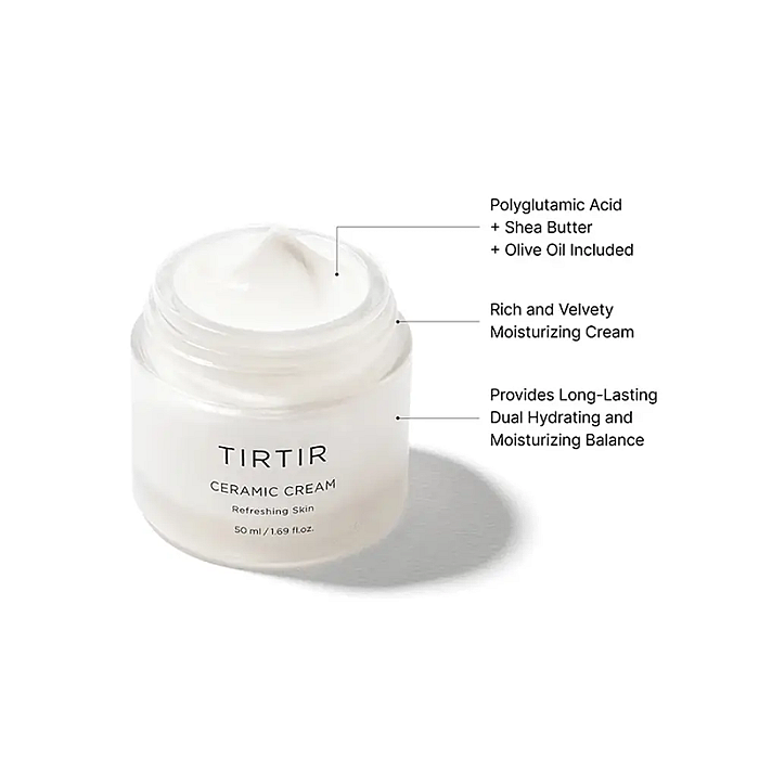 Crema de fata intens hidratanta si calmanta pentru ten uscat Ceramic Cream