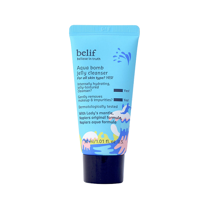 Gel de curatare si demachiere cu aminoacizi si glicerina Aqua Bomb Jelly Cleanser