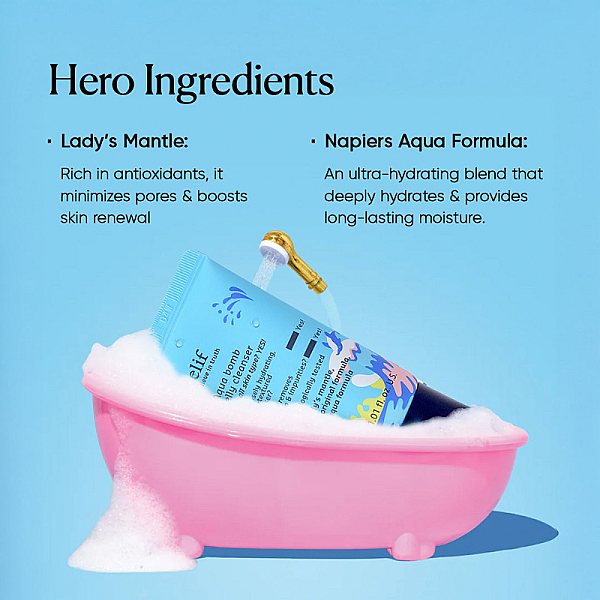 Gel de curatare si demachiere cu aminoacizi si glicerina Aqua Bomb Jelly Cleanser