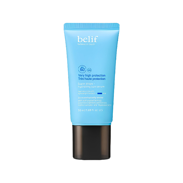 Crema de fata hidratanta cu protectie solara SPF 50+  Super Drops Hydrating Sun Serum