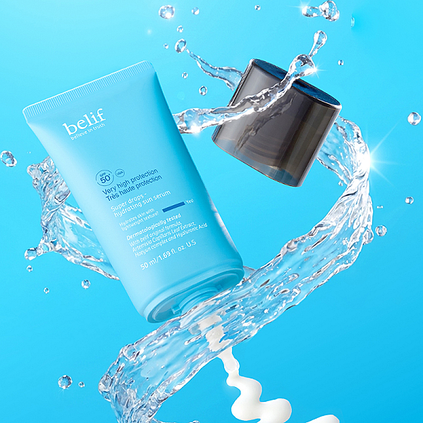 Crema de fata hidratanta cu protectie solara SPF 50+  Super Drops Hydrating Sun Serum