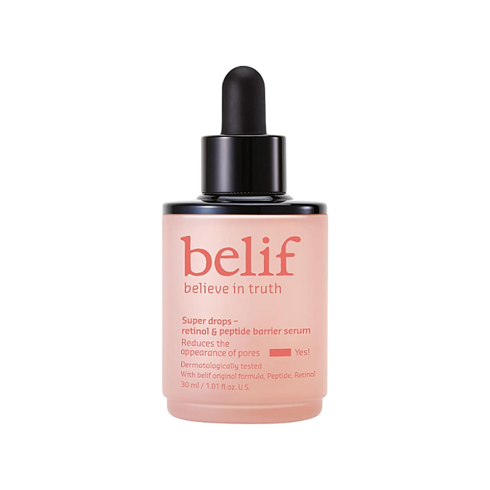 Ser de fata anti-rid cu retinol si peptide Super Drops Retinol & Peptide Barrier Serum