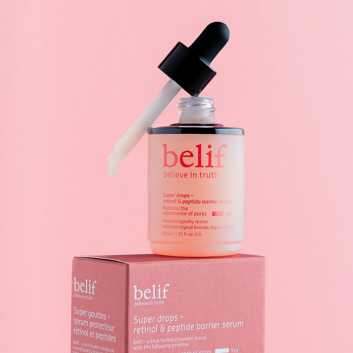 Ser de fata anti-rid cu retinol si peptide Super Drops Retinol & Peptide Barrier Serum