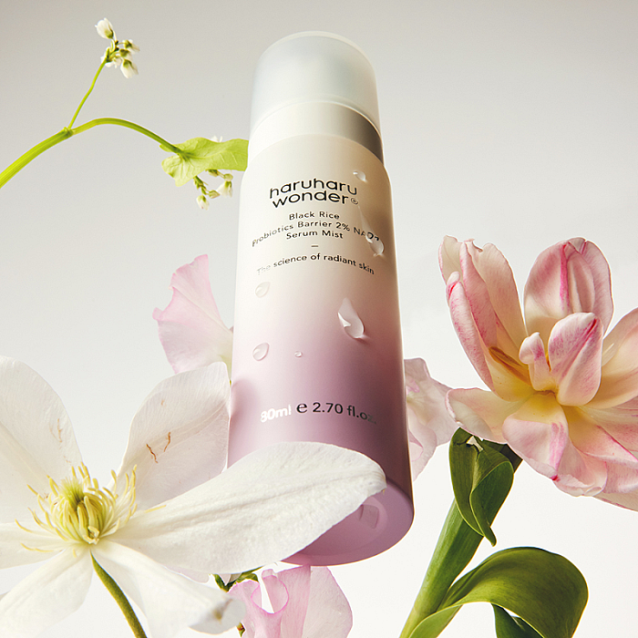 Serum spray pentru hidratare si luminozitate cu orez negru fermentat si probiotice Black Rice Probiotics Barrier