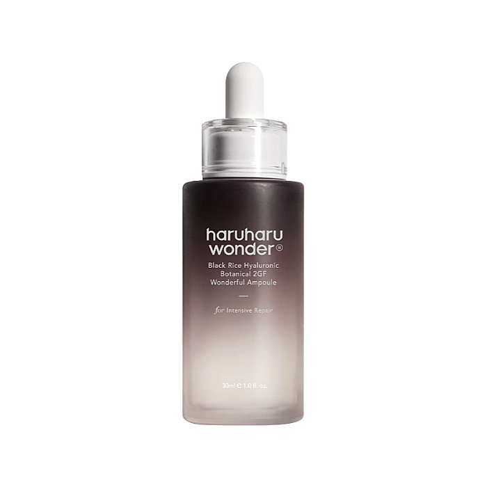 Ser de fata pentru reparare cu orez negru fermentat si acid hialuronic Black Rice Hyaluronic Botanical 2GF Wonderful Ampoule