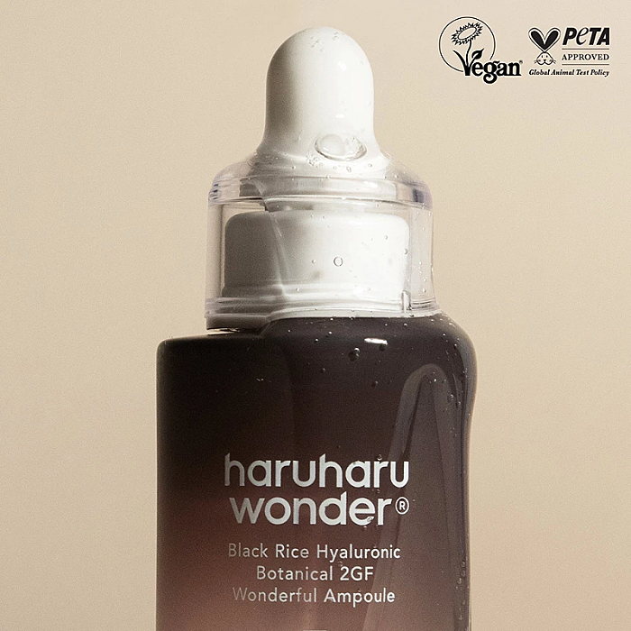 Ser de fata pentru reparare cu orez negru fermentat si acid hialuronic Black Rice Hyaluronic Botanical 2GF Wonderful Ampoule