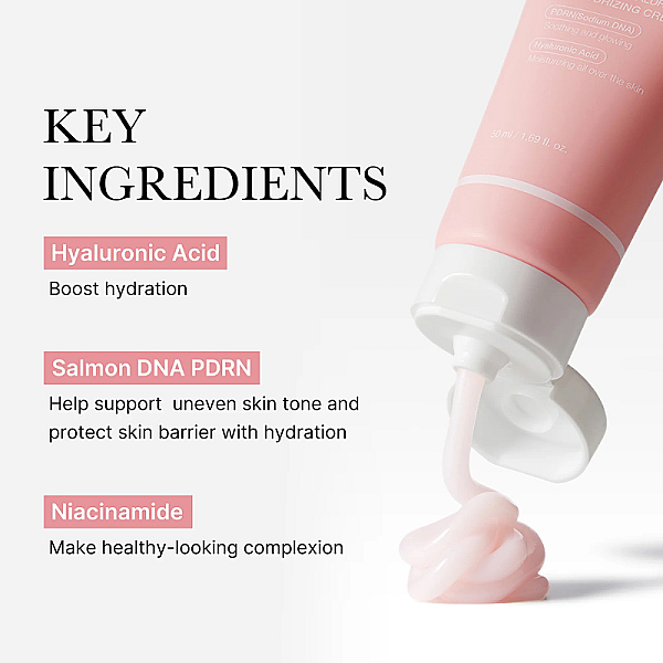 Crema de fata hidratanta cu PDRN si Acid Hialuronic PDRN Pink Hyaluronic
