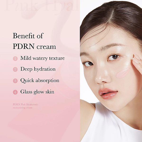 Crema de fata hidratanta cu PDRN si Acid Hialuronic PDRN Pink Hyaluronic