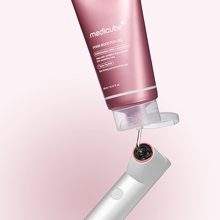 Gel de fata hidratant si calmant cu niacinamide si complex de 7 peptide PDRN Booster Gel