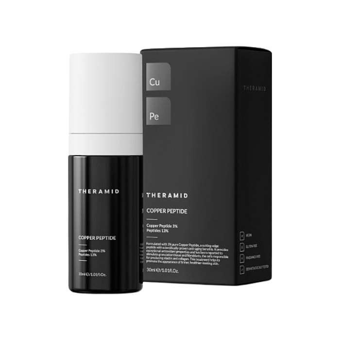 Serum de fata anti-aging cu 3% Peptide de Cupru