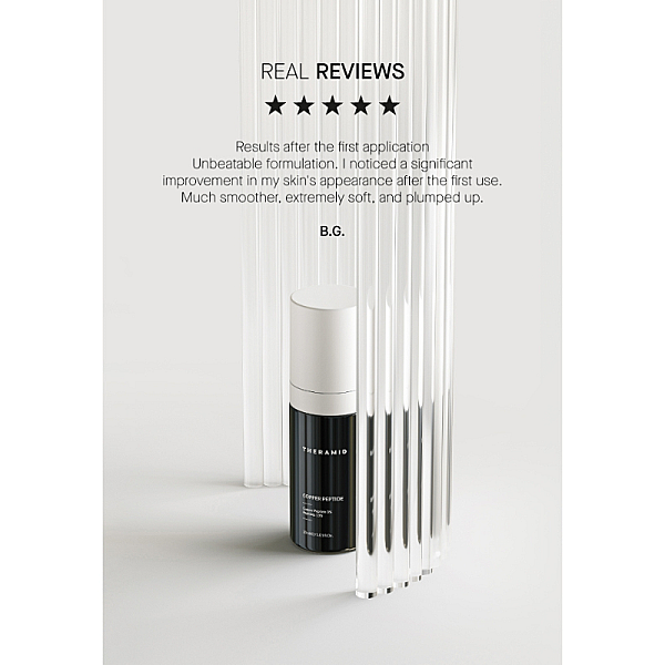 Serum de fata anti-aging cu 3% Peptide de Cupru