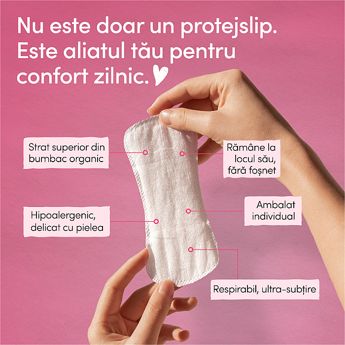 Absorbante zilnice organice normale