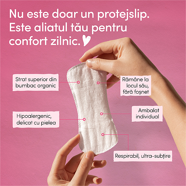 Absorbante zilnice organice normale