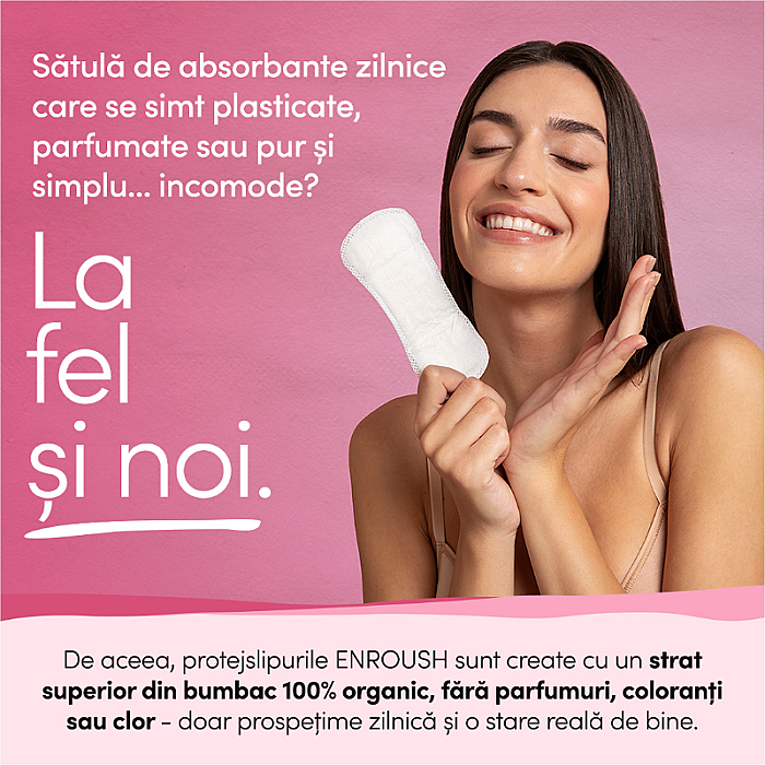 Absorbante zilnice organice normale