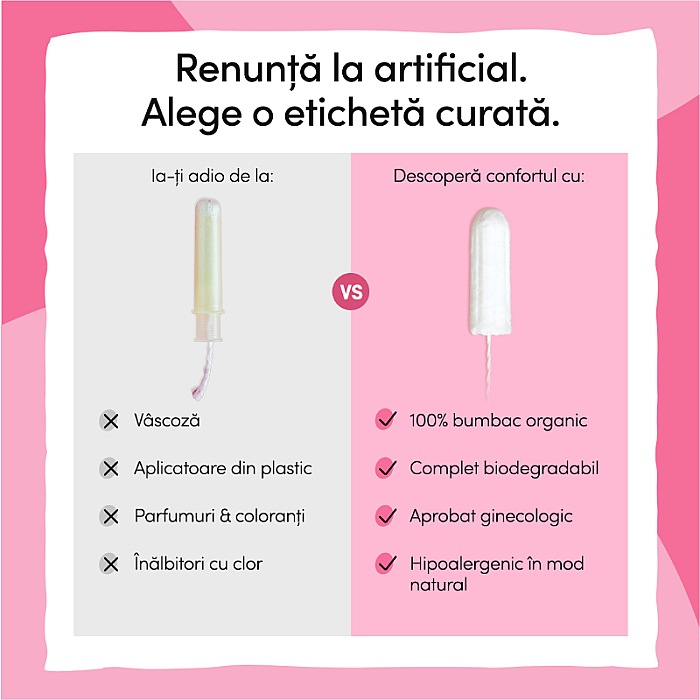 Tampoane organice super