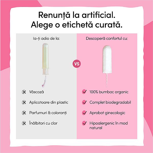 Tampoane organice super