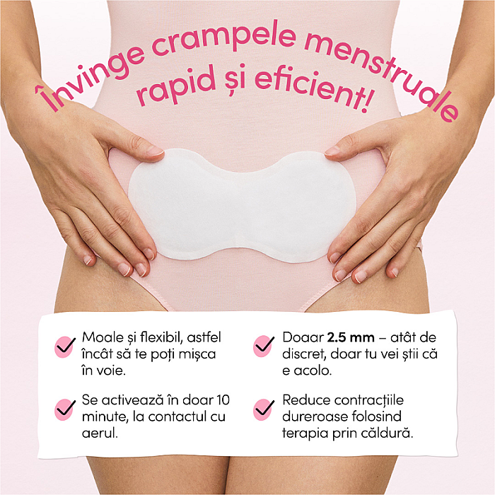 Plasturi termici menstruali