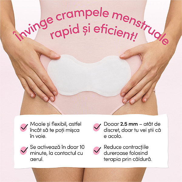 Plasturi termici menstruali