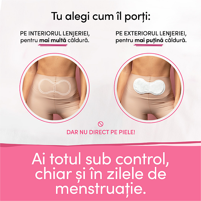 Plasturi termici menstruali