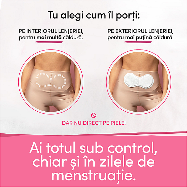 Plasturi termici menstruali